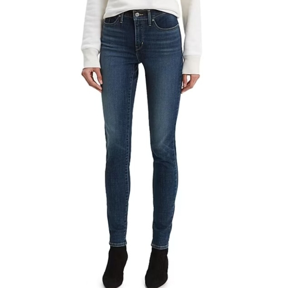Levi's 311 Women's Shaping Skinny Jeans 33x30 Dark Blue Mid Rise